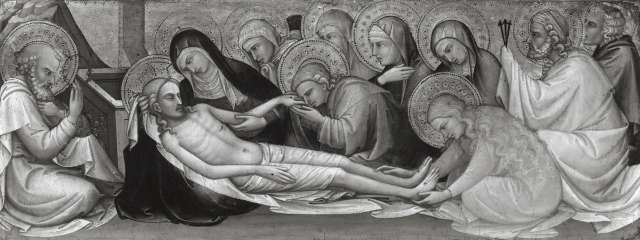 Prudence Cuming Associates — Lorenzo Monaco. Lamentation over the Dead Christ — insieme